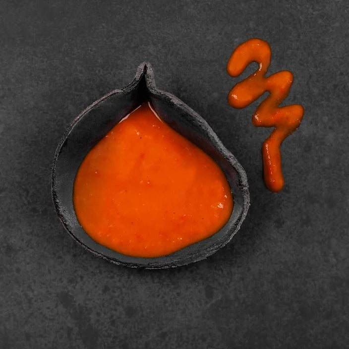 Chilipaste mit Habanero, rotem Paprika und Knoblauch